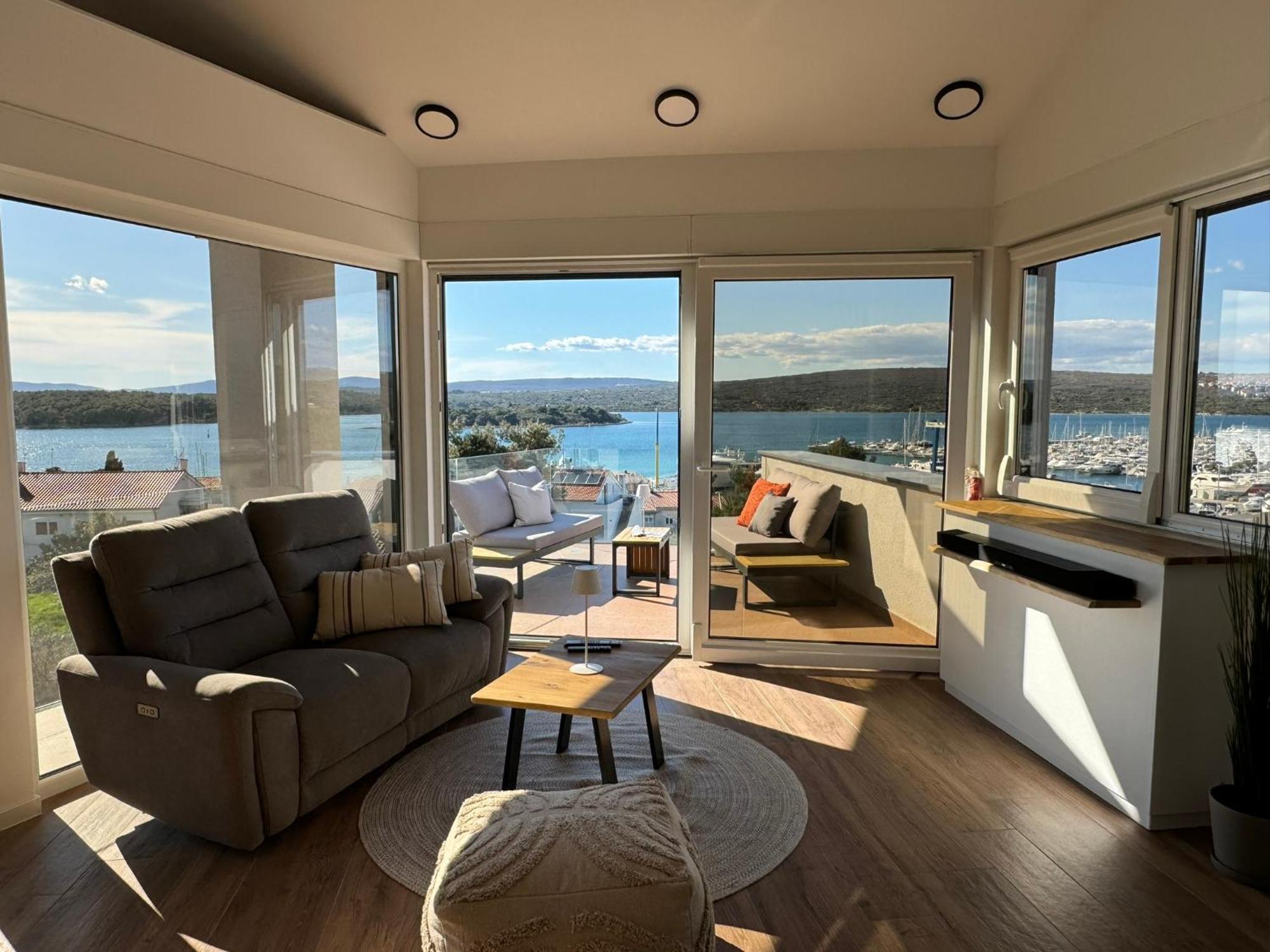 Panorama Penthouse Punat Bagian luar foto