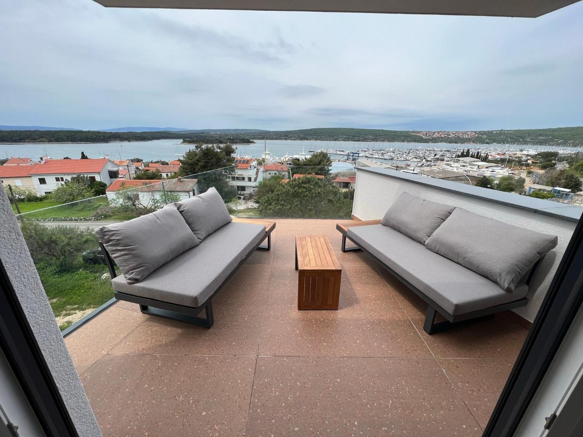 Panorama Penthouse Punat Bagian luar foto