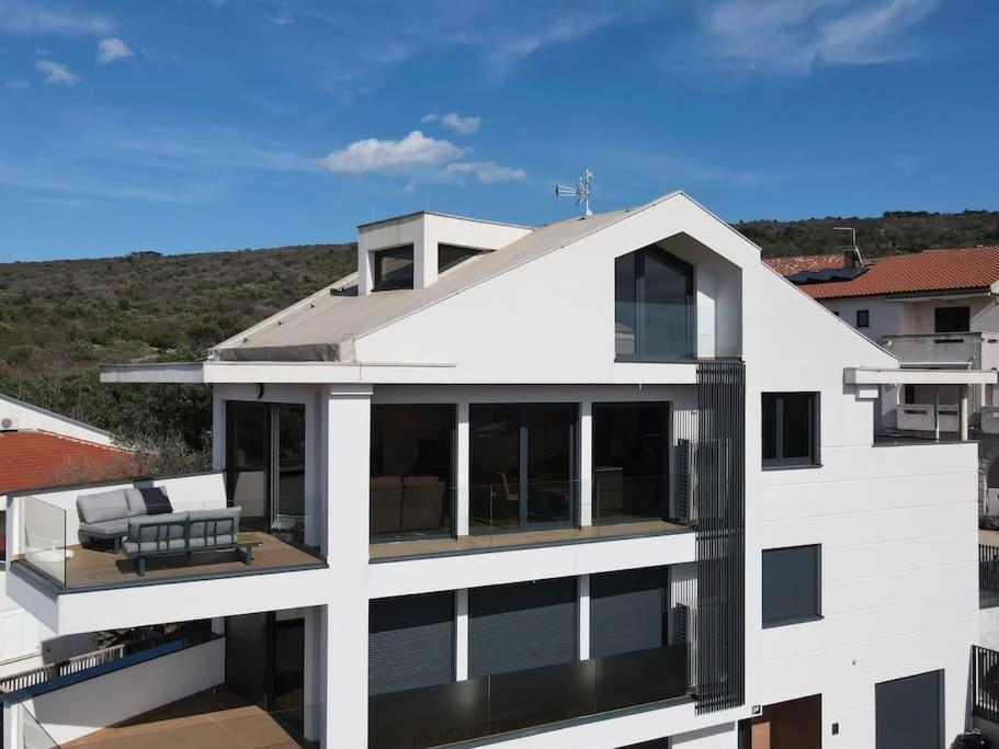 Panorama Penthouse Punat Bagian luar foto