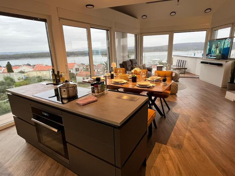 Panorama Penthouse Punat Bagian luar foto